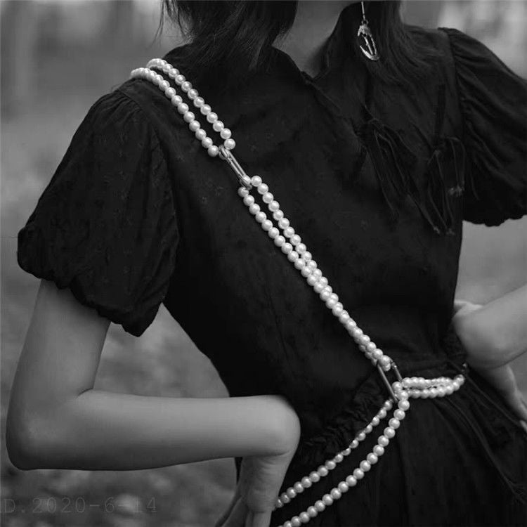 Blouse tout-match et chaîne de corps Bodice Chaîne de Veste de fée