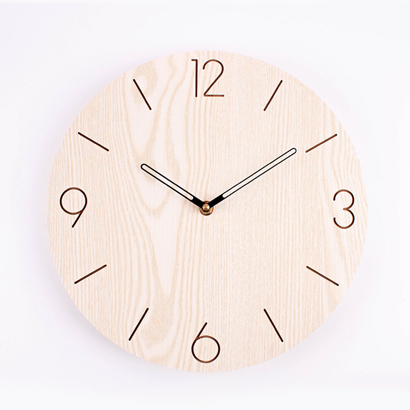 Hicat moderne simple horloge murale calme salon chambre créative