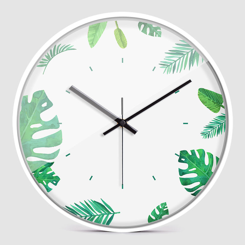 Hicat Creative Fleur Planting mince Edge Horloge murale Nord