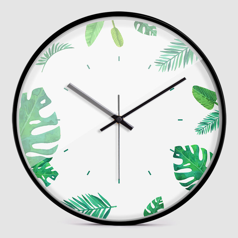 Hicat Creative Fleur Planting mince Edge Horloge murale Nord