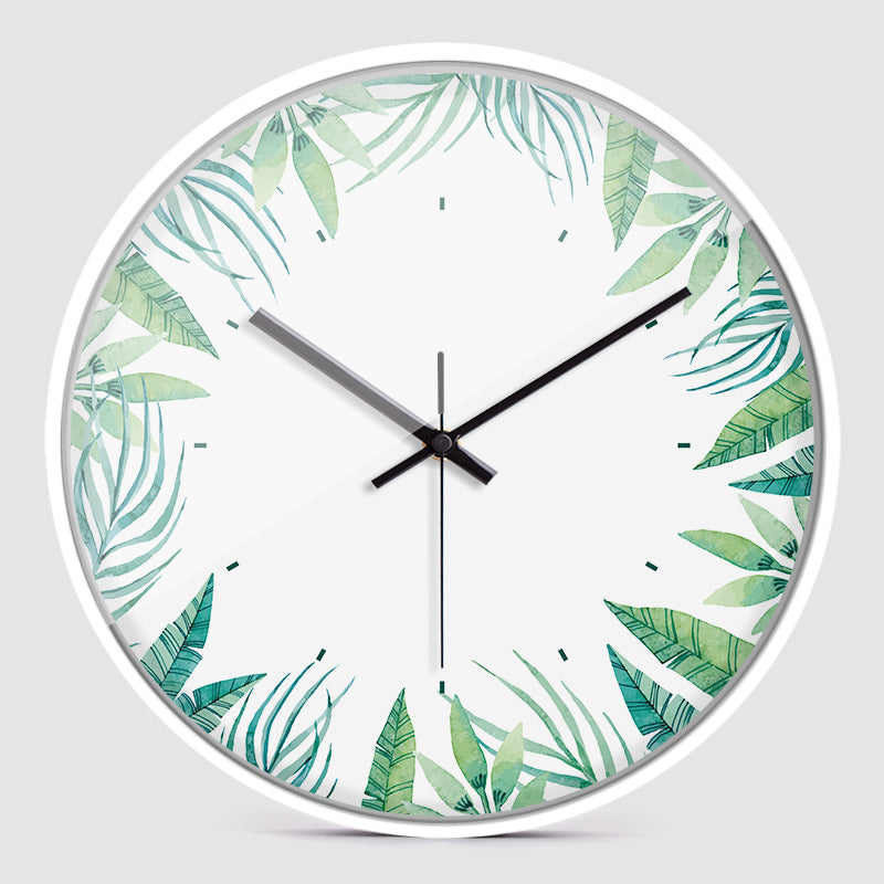 Hicat Creative Fleur Planting mince Edge Horloge murale Nord