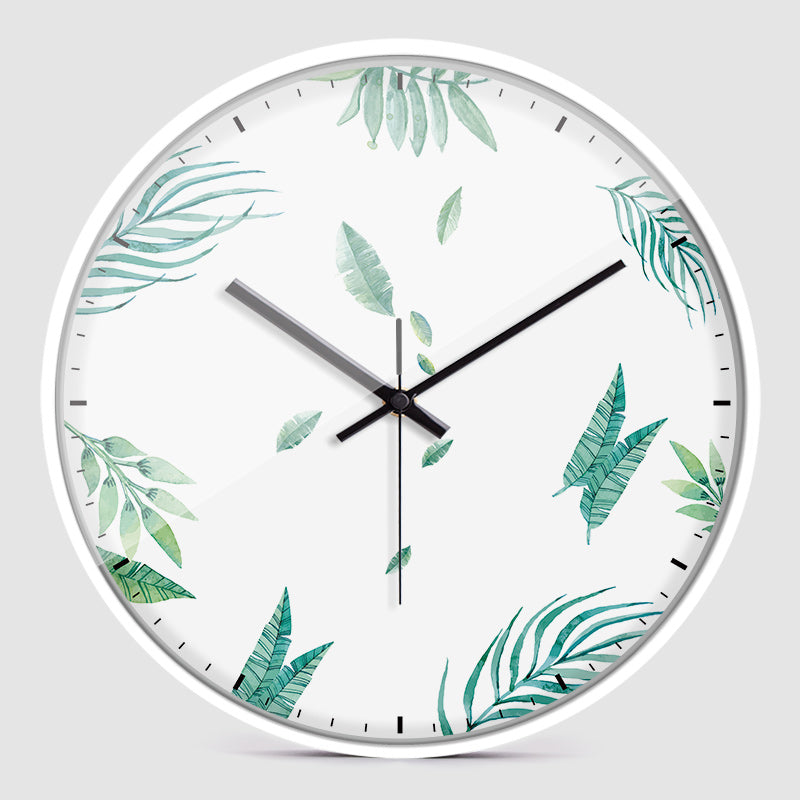 Hicat Creative Fleur Planting mince Edge Horloge murale Nord