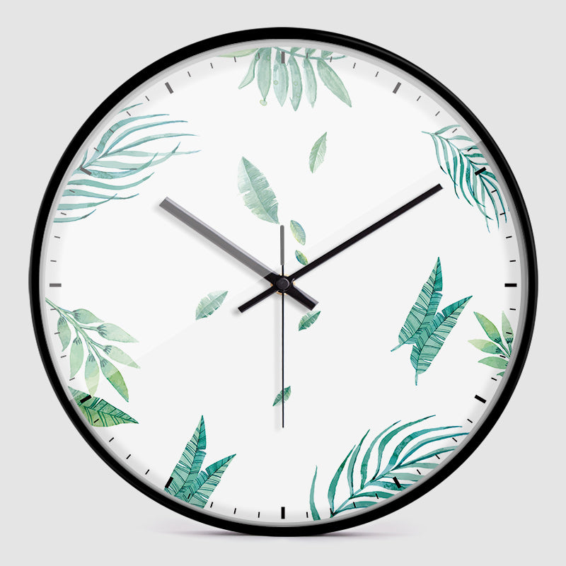 Hicat Creative Fleur Planting mince Edge Horloge murale Nord