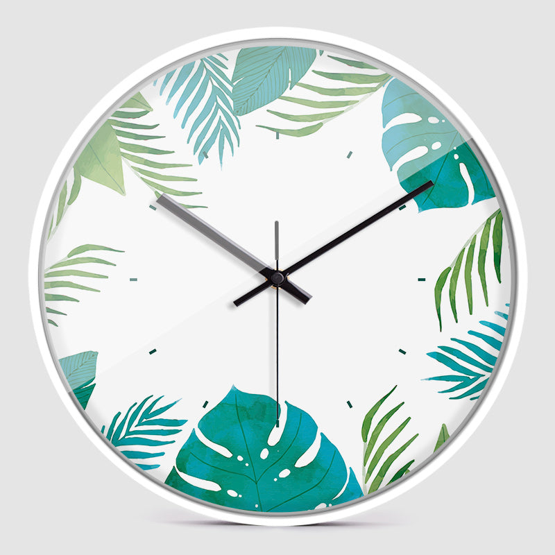 Hicat Creative Fleur Planting mince Edge Horloge murale Nord