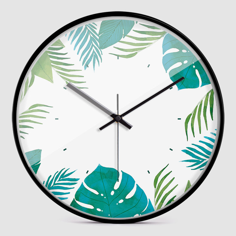 Hicat Creative Fleur Planting mince Edge Horloge murale Nord