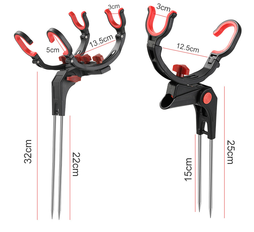 360 Degree Ajustable Fishing Pole Holder Universal Fishing pliable Bracket Sea Lake Fish
