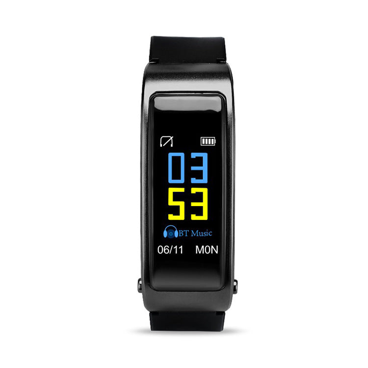 Smart Bracelet Bluetooth casque deux en un seul rythme cardiaque et pression artérielle