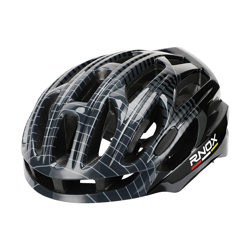 Casque de vélo électrique de peinture de moto rayée