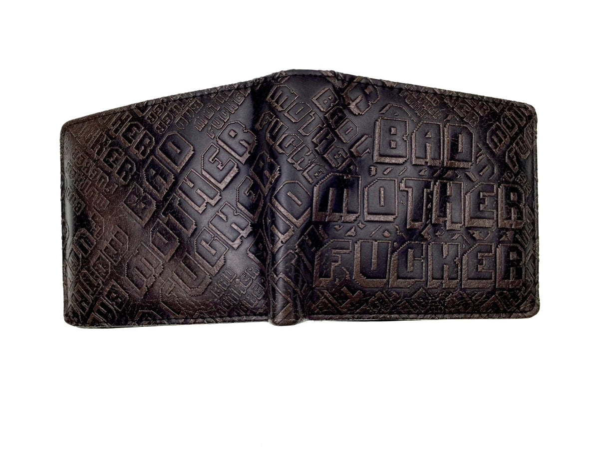 Pulp Fiction Peripheral Wallet PU Leather Embossed Men's Wallet BMF Student Personnalité Co
