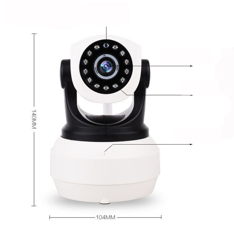 Accueil Baby Monitor 360 Degree Panoramique sans fil Wi-Fi tête de voiture Shaking Machine