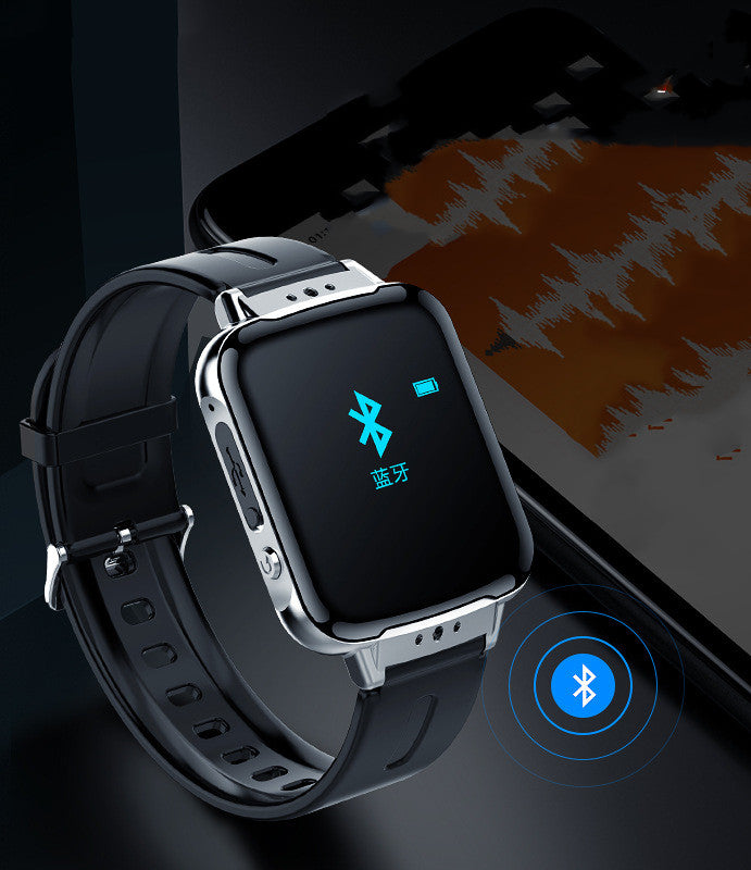 Smart Watch Waterproof Mp3 Music Sports Pedomètre Bracelet d'enregistrement
