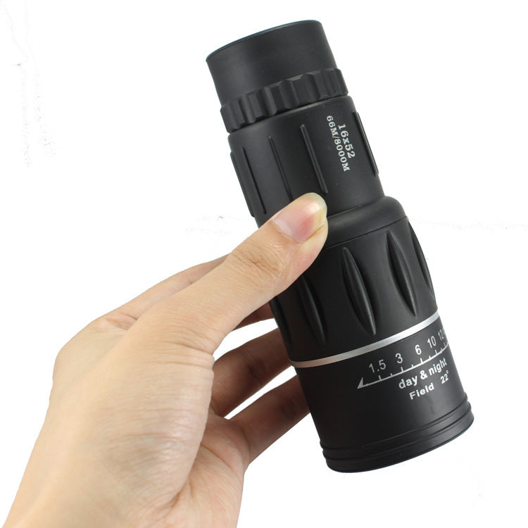 Télescope monoculaire pour Smartphone Zoom 16X52 Chasse militaire Boîte de voyage optique puissant