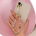 Simple Pearl chaîne de téléphone mobile anti-perte Lanyard
