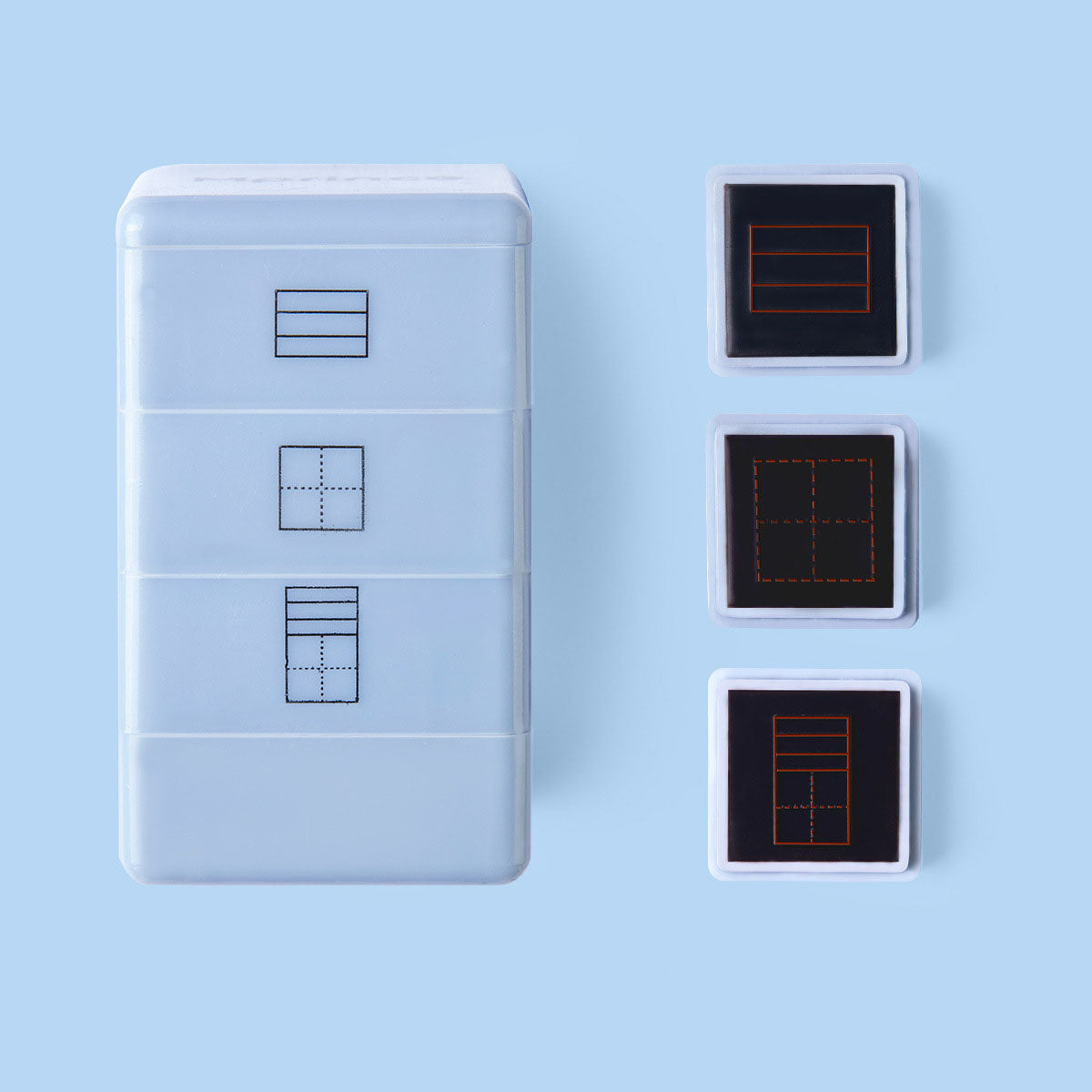 Original Pinyin Anglais Tianzi Grid Seal
