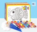 Tableau de dessin de peinture de Gouache à remplissage de couleur unique