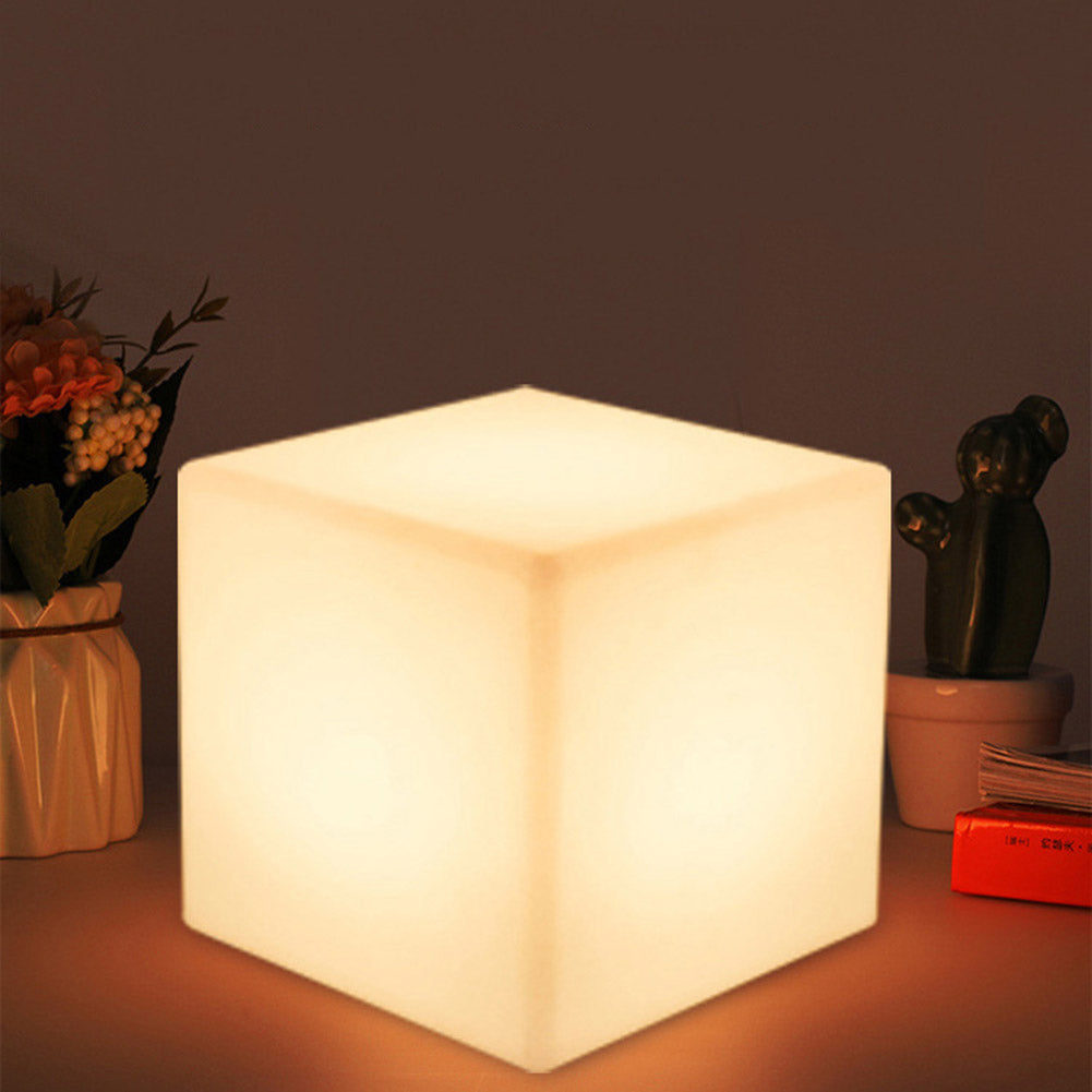 Cube Restaurant Atmosphere Lampe de table carré lumineux Lampe de table décorative