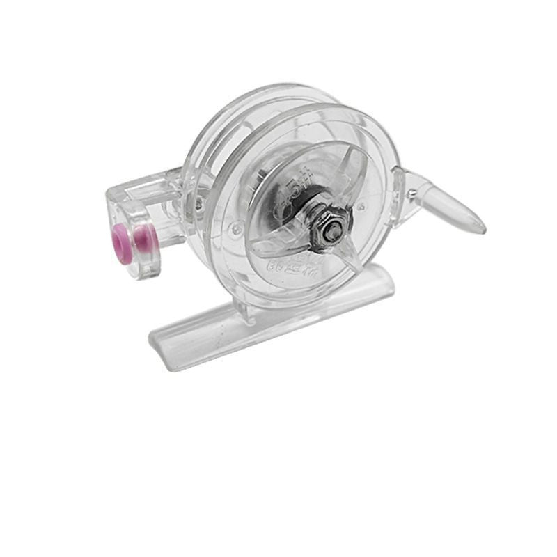 Pêche sur glace Bobine de pêche d'hiver Bobine avec soulagement de la force Petit plastique