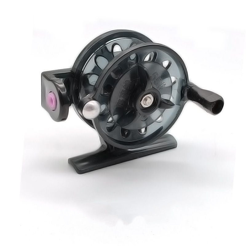 Pêche sur glace Bobine de pêche d'hiver Bobine avec soulagement de la force Petit plastique