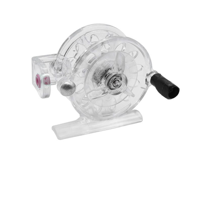 Pêche sur glace Bobine de pêche d'hiver Bobine avec soulagement de la force Petit plastique