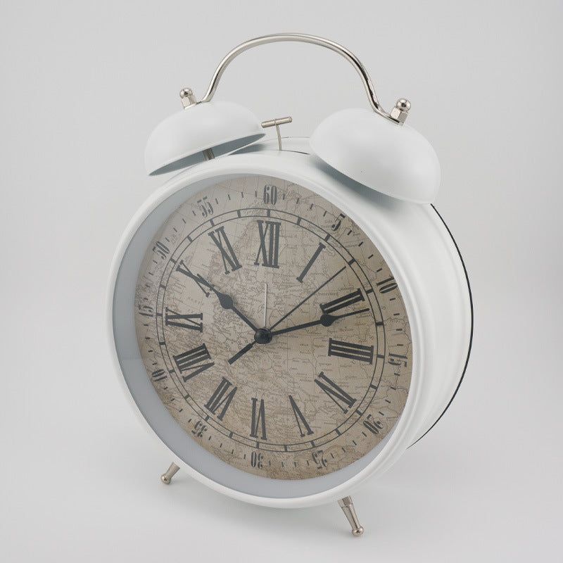 Horloge de table à quartz de décoration de salon mécanique Bell