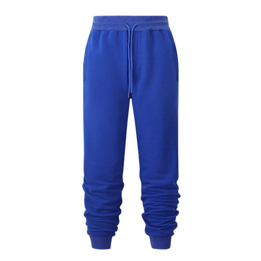 Sweatpants de fitness de course Casual Loose Chaud Sweat-absorbant Pantalons de pieds