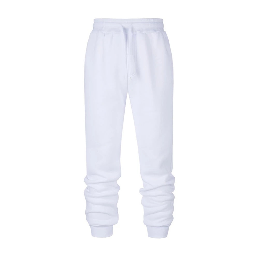 Sweatpants de fitness de course Casual Loose Chaud Sweat-absorbant Pantalons de pieds