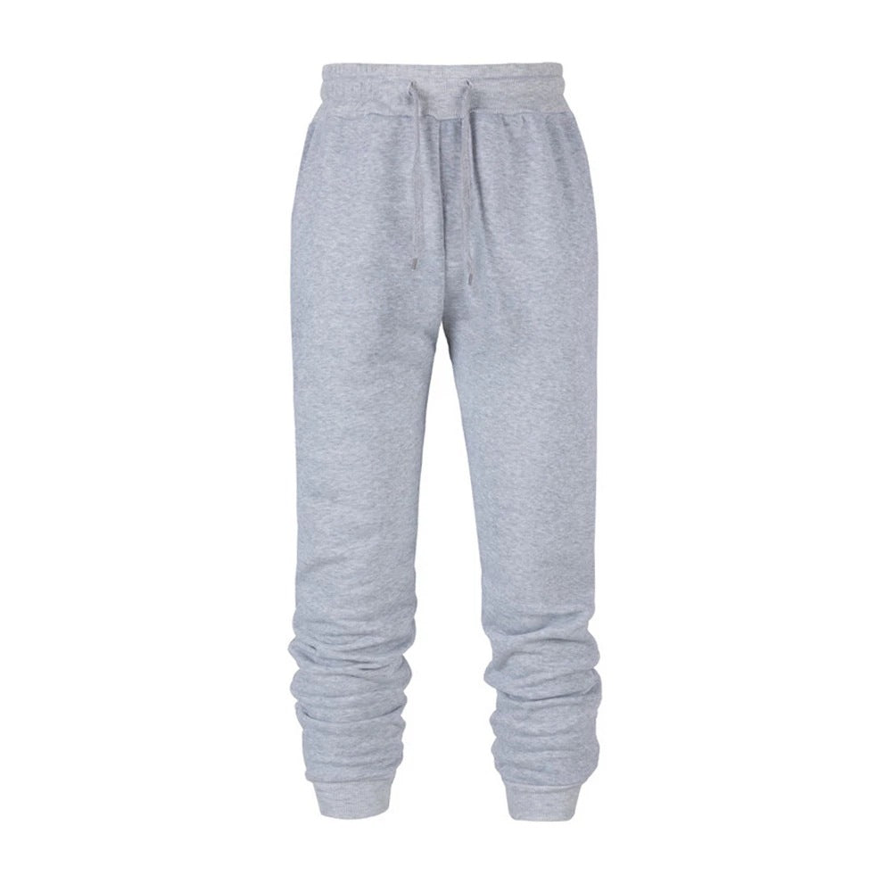 Sweatpants de fitness de course Casual Loose Chaud Sweat-absorbant Pantalons de pieds