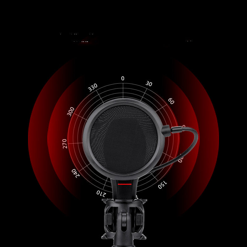 Réduction du bruit Anchor de jeu Enregistrement dédié Live Sing Bar Microphone