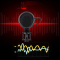 Réduction du bruit Anchor de jeu Enregistrement dédié Live Sing Bar Microphone