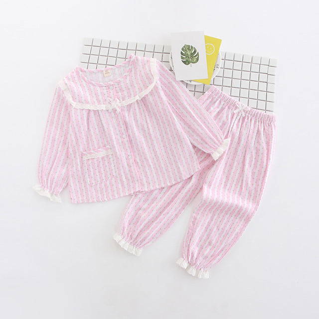 Pcs ensemble enfants pyjama bébé garçon filles longues manches