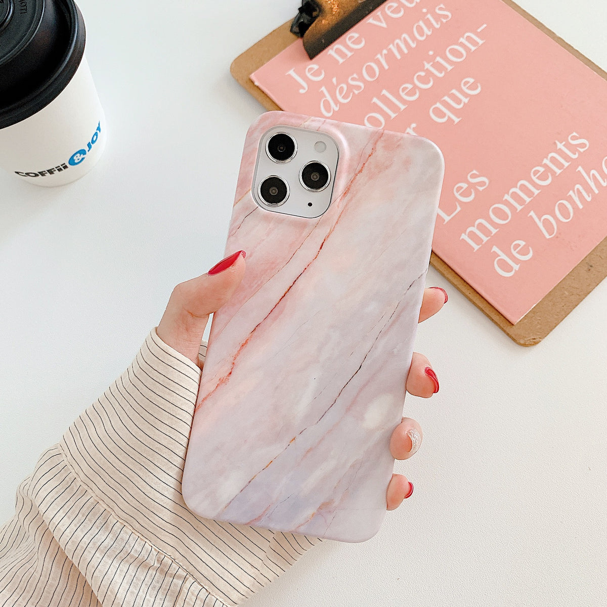 Coque de téléphone mobile Creative Marbled Soft Shell