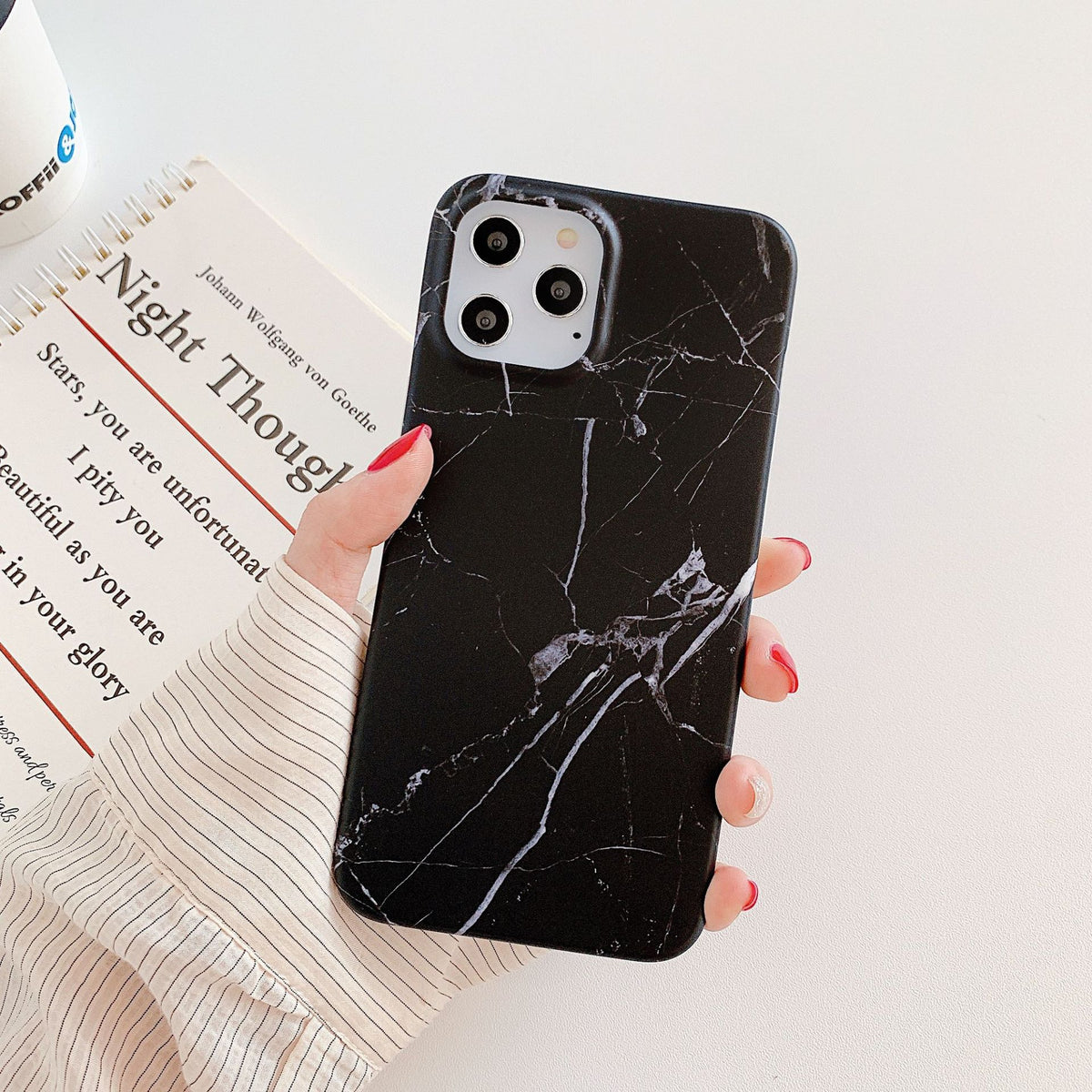 Coque de téléphone mobile Creative Marbled Soft Shell