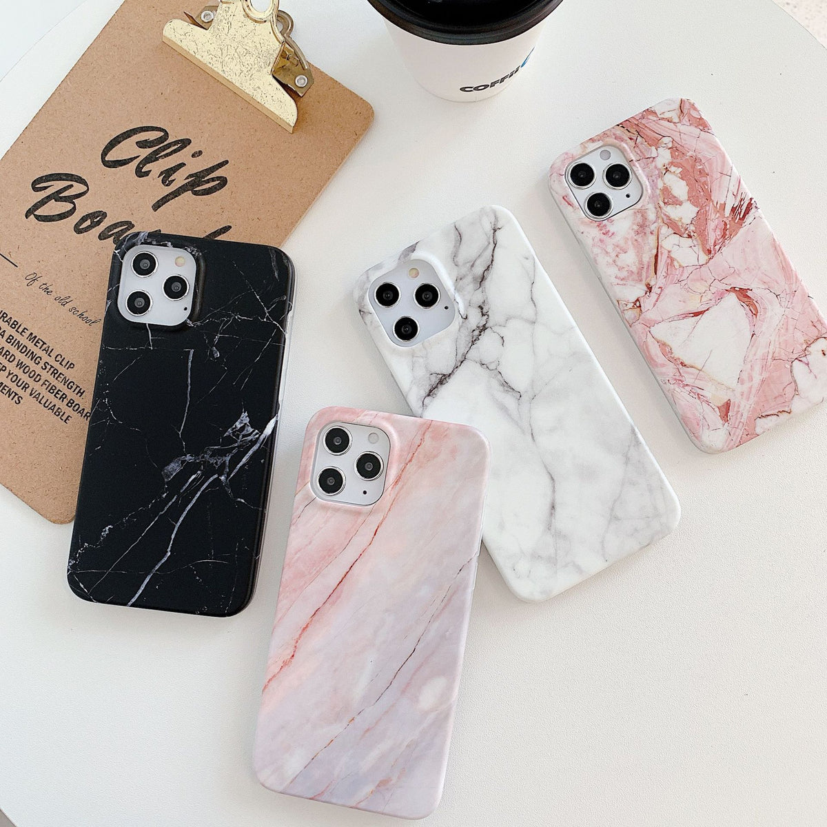 Coque de téléphone mobile Creative Marbled Soft Shell