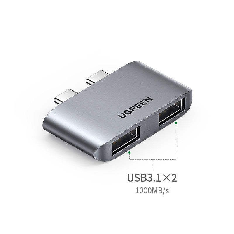 Greenlink Type C La station d'accueil s'étend L'application du connecteur USB Lightning 3hdmi