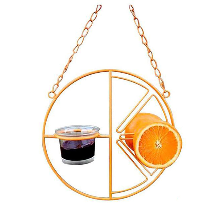 Oriole Bird Feeder Orange Fruit Outdoor Garden Metal Pending Boire du raisin Jelly Containe