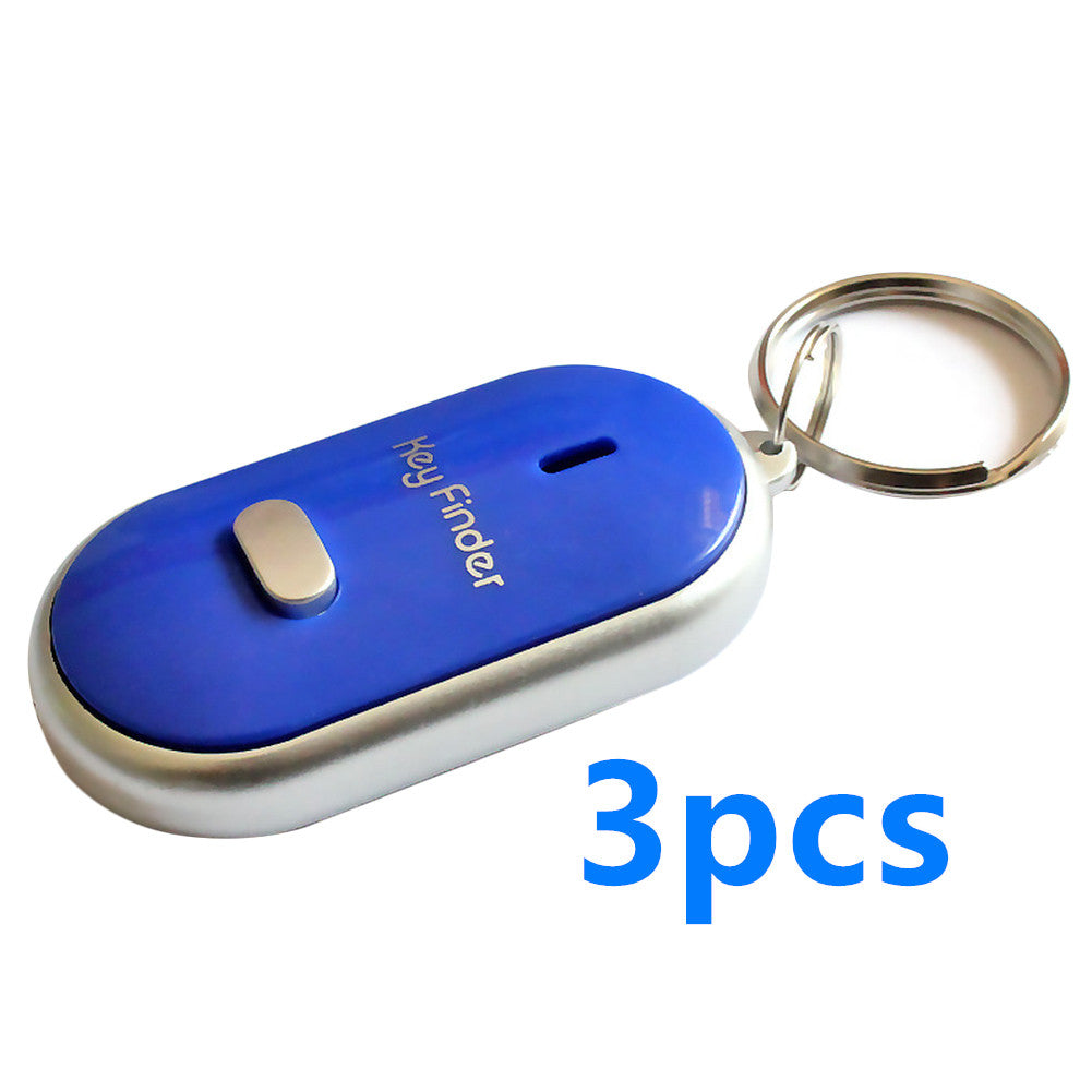 Clef d'induction de commande de sifflet LED Détecteur de clé pour personnes âgées Clé multifonction anti-perte dev