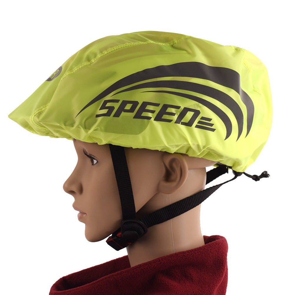 Couverture de casque de vélo Couverture de pluie Casque Couverture étanche Casque de sécurité réfléchissant Co