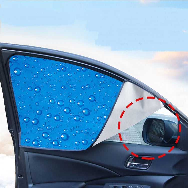 Rideaux de voiture magnétique à écran solaire à couche unique
