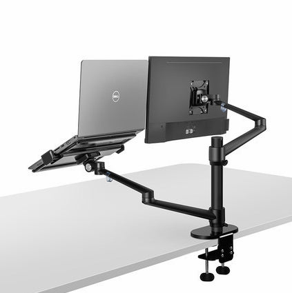 Aluminium Multifonction Ergonomie Bureau Ordinateur portable Stand Moniteur Ordinateur de bureau Complet M