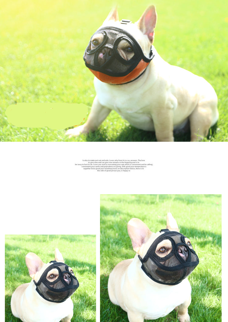 Fadou Puppy Couverture de la bouche Masque anti-bite et écorce