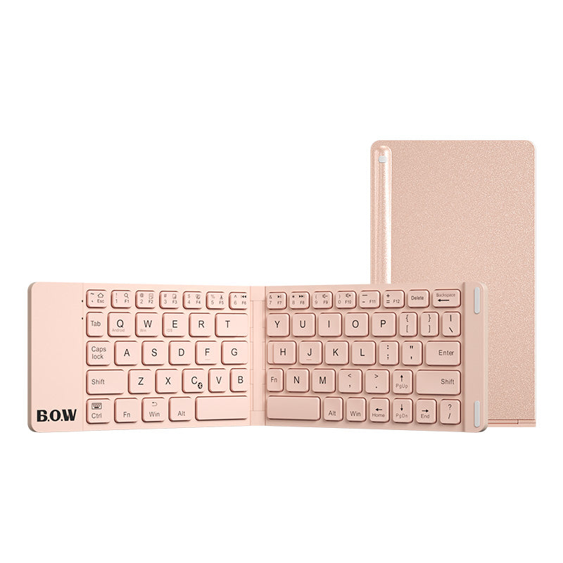 Style pliant Bluetooth clavier et jeu de souris sans fil Mute clavier portable pour busines