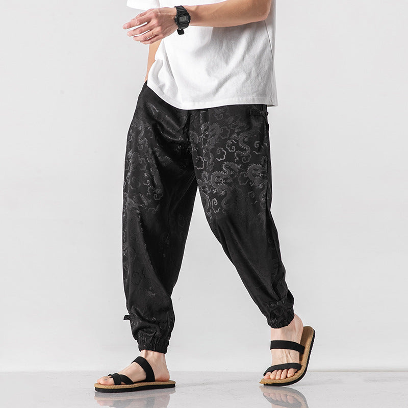 Style chinois Pantalon casual homme Style d'été