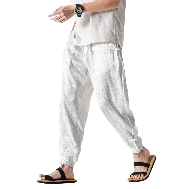 Style chinois Pantalon casual homme Style d'été