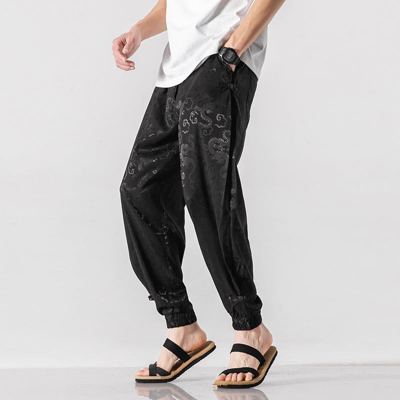 Style chinois Pantalon casual homme Style d'été