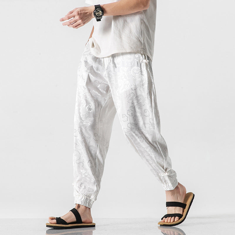Style chinois Pantalon casual homme Style d'été