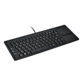 Clavier de clavier USB filaire MC-818 Ciseaux ultra minces Mute pieds intégré HUB Mini Business