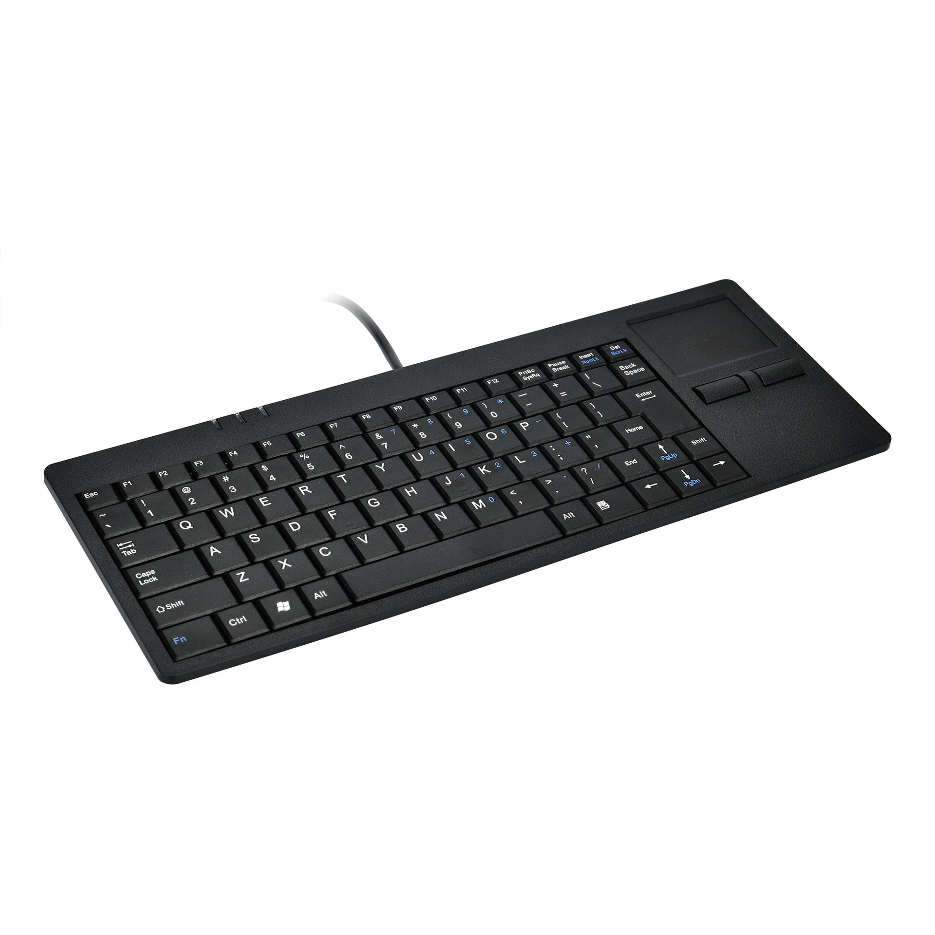 Clavier de clavier USB filaire MC-818 Ciseaux ultra minces Mute pieds intégré HUB Mini Business