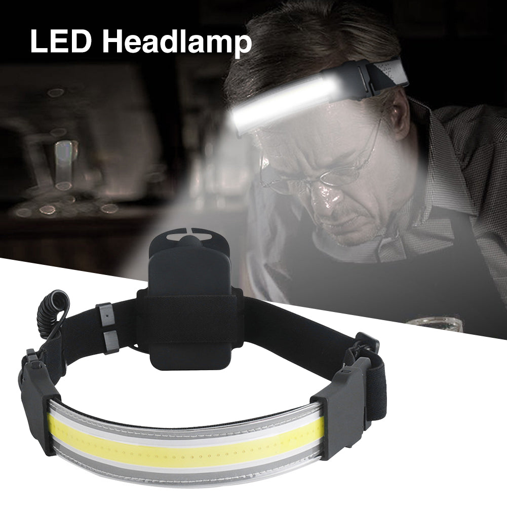 Lampe à tête rechargeable de batterie intégrée à LED