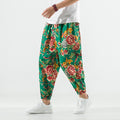 Coton respirant et Lin Casual Plus Taille Crotch Harem Pantalons Bloomers