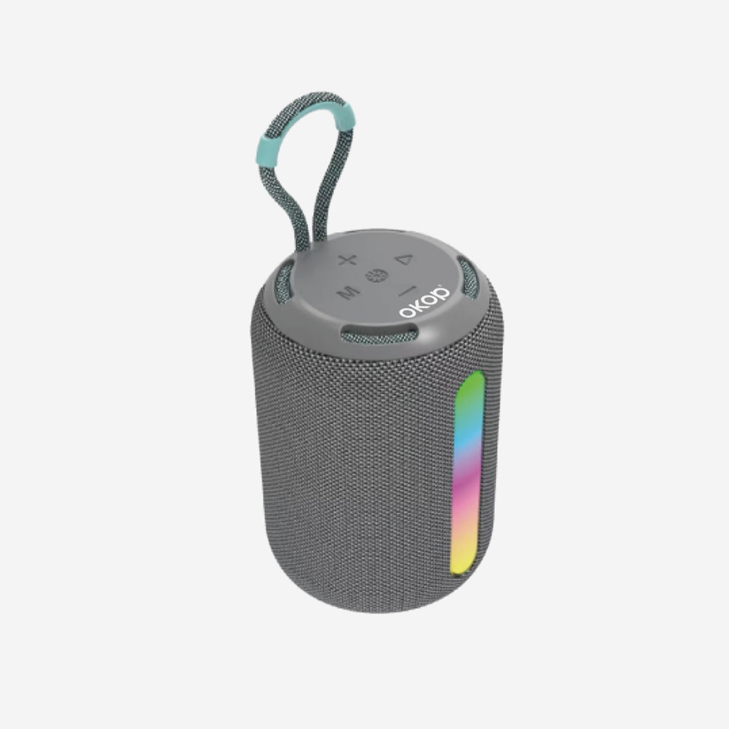 KP-599 Vente haut-parleur Bluetooth extérieur portable avec lumières LED subwoofer et lecteur de cartes